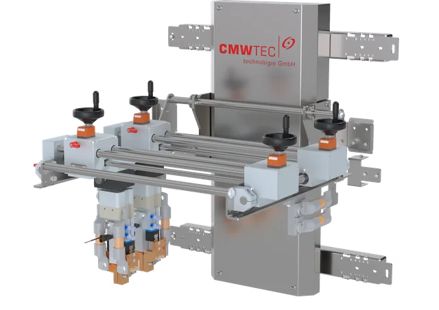 High-rate discharge testing unit on the CMWTEC servo lifting unit