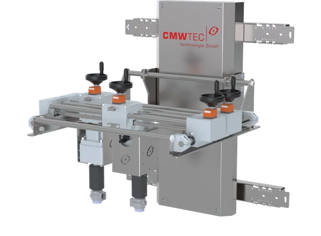 Post brushing function unit on the CMWTEC servo lifting unit