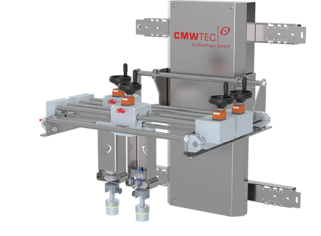 Post greasing function unit on the CMWTEC servo lifting unit